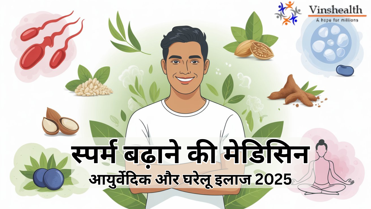 स्पर्म बढ़ाने की मेडिसिन | आयुर्वेदिक और घरेलू इलाज 2025 | पुरुष फर्टिलिटी बढ़ाने की गाइड
