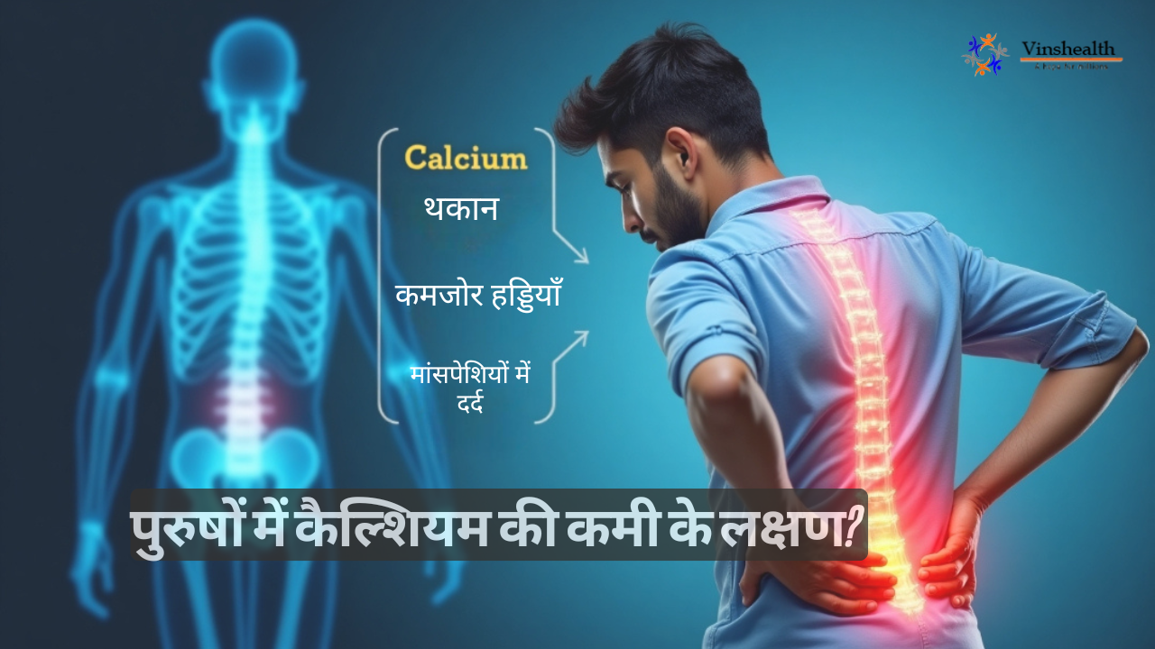 पुरुषों में कैल्शियम की कमी के लक्षण?