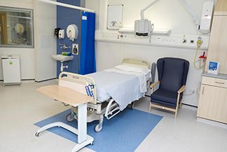 find a patient ward through vinshealth patient ward with important medical aids and machinery